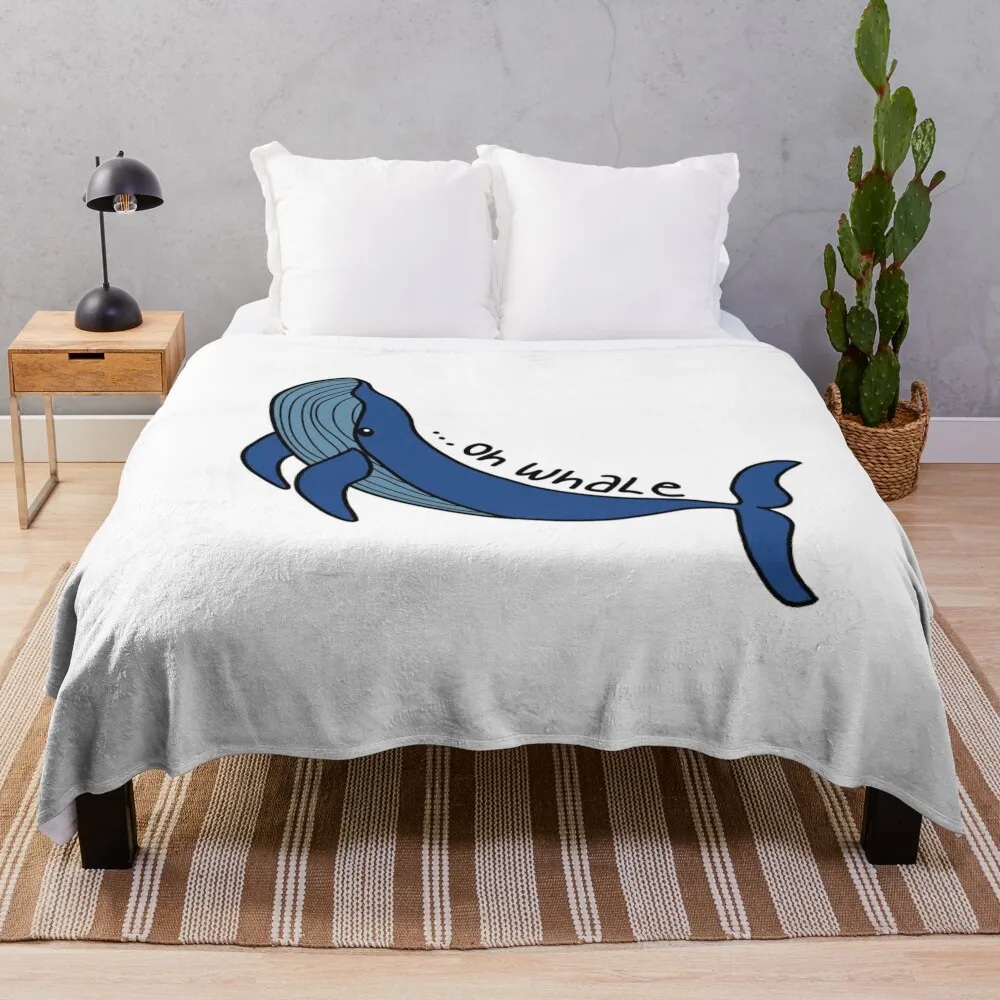 

Oh Whale Throw Blanket for sofa valentine gift ideas Blankets