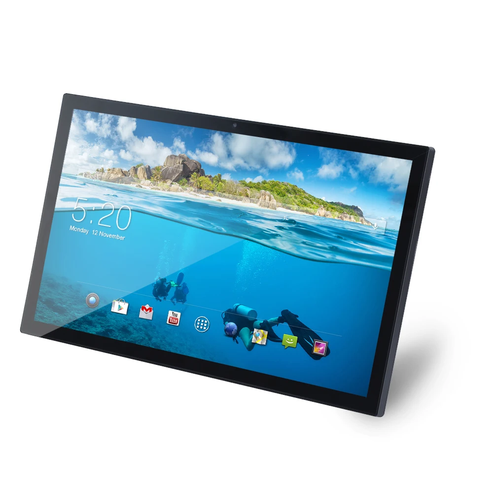 Hot Selling 18.5inch Slim Bezel Wall Mounted Poe Kitchen Display Panel Smart Home Android Tablet
