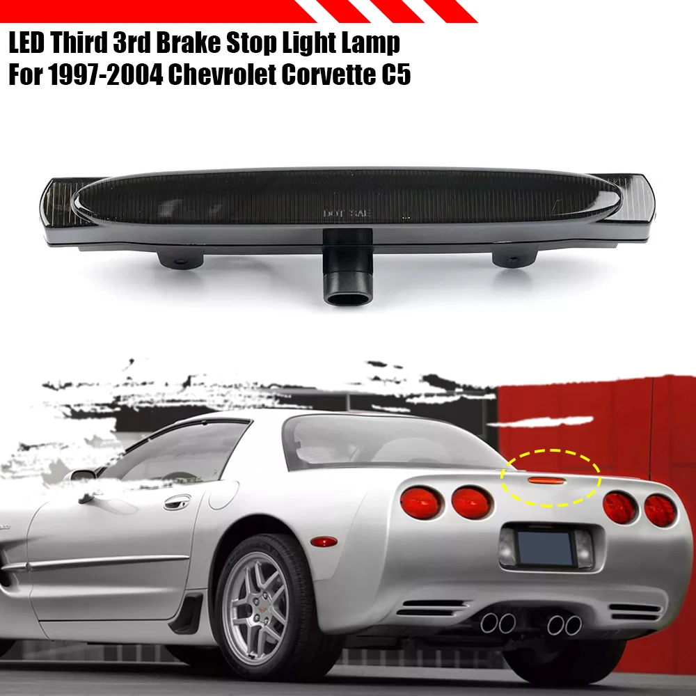 

1pcs Led The 3rd Brake Light Third Brake Light High-Level Brake Light Center Brake Light For 1997-2004 Chevrolet Corvette C5