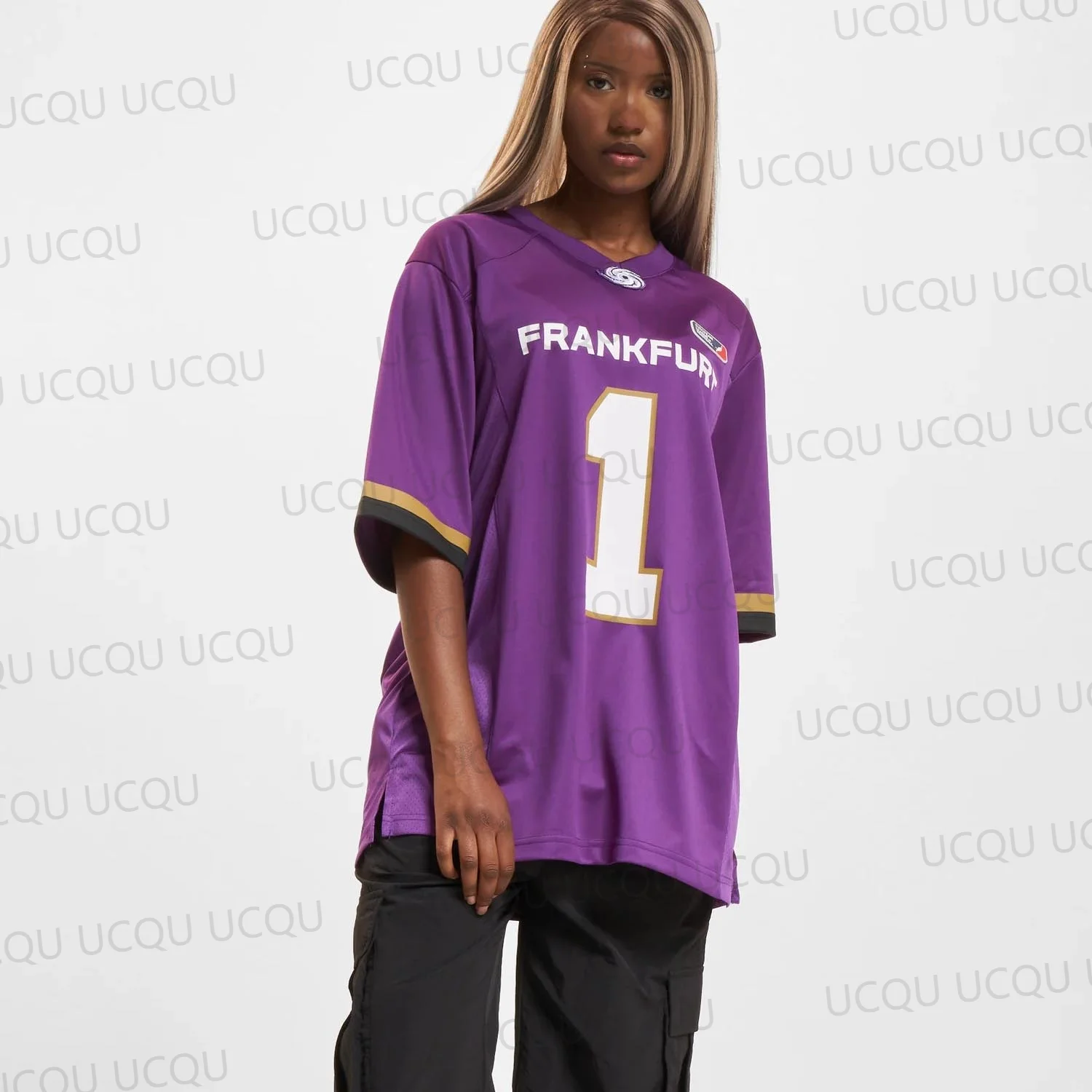 Maglia da calcio Francfort Galaxy Europa 2025 Full Size Comoda vestibilità ampia Abbigliamento sportivo Uomo Adulto Streetwear Fan Regalo Sostenitore