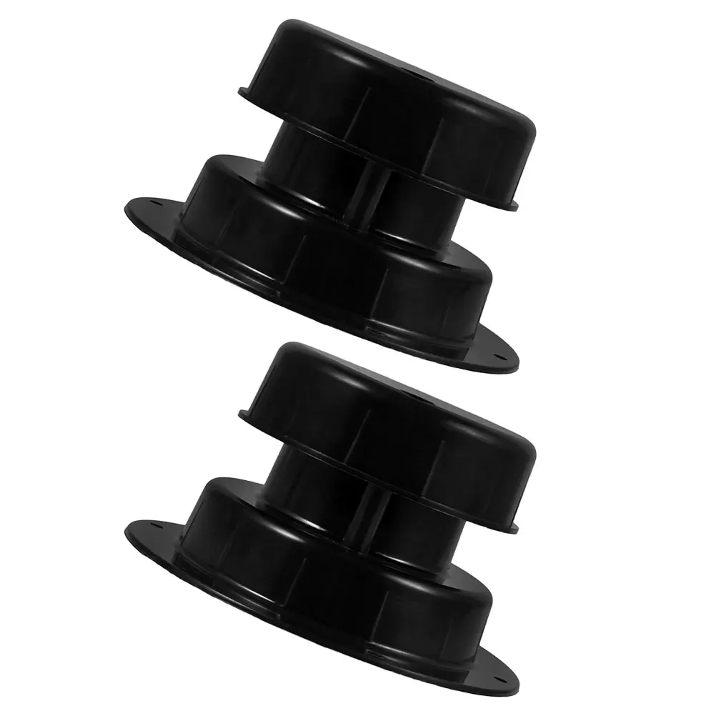 

2Pcs Rv Vent Cap Covers Camper Trailer Roof Vent Cover Replacement Durable Plastic Truck Air Vents Parts Truck Air Vents