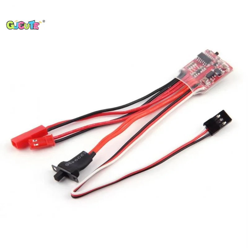 30A Dual Way Brushed ESC With Brake JST Plug Speed Controller Switchable Brushless High Efficiency For RC Car Boat Model
