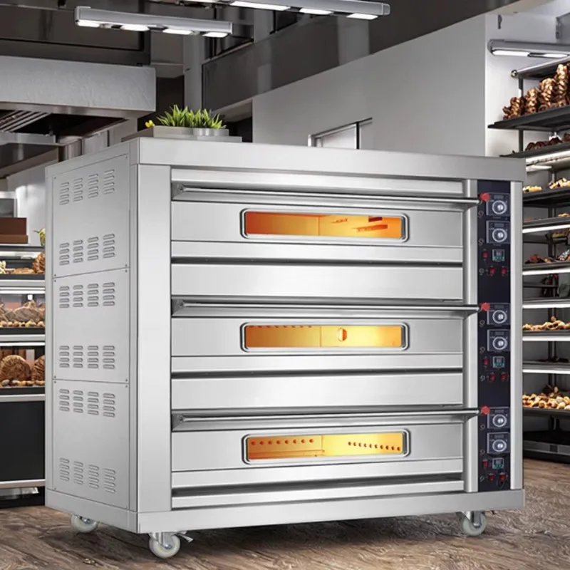 Commercial Industrial   Cake Bread Baking Equipment Baking Oven for Commercial Bakery Restaurant Kitchen Large Capacity