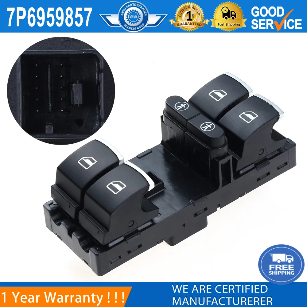 

7P6959857 Электрический переключатель стеклоподъемника для VW Touareg Touran Sharan Alhambra-
