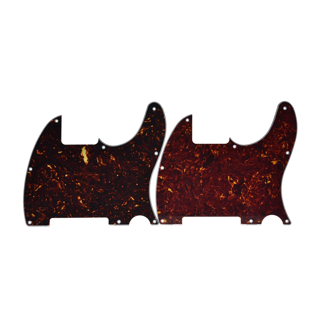 KAISH 8 Holes TL Pickguard for Telecaster Blank Pickguard Scratch Plates with screws for Esquire Various Colors