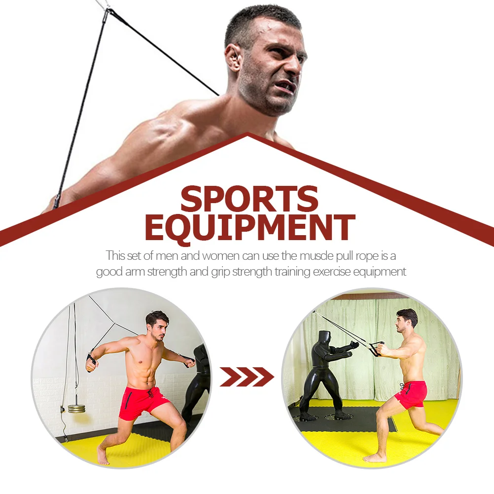 

1Set Shoulder Fitness Rope Sturdy Exercise Pull Rope for Arm Grip Power Development Ideal for Men Women Home
