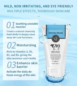 PTWOP blanqueador de blanqueamiento facial espuma hidratante profundo 12 Mejor lavado facial de ventas para hombres grasos de piel - №12