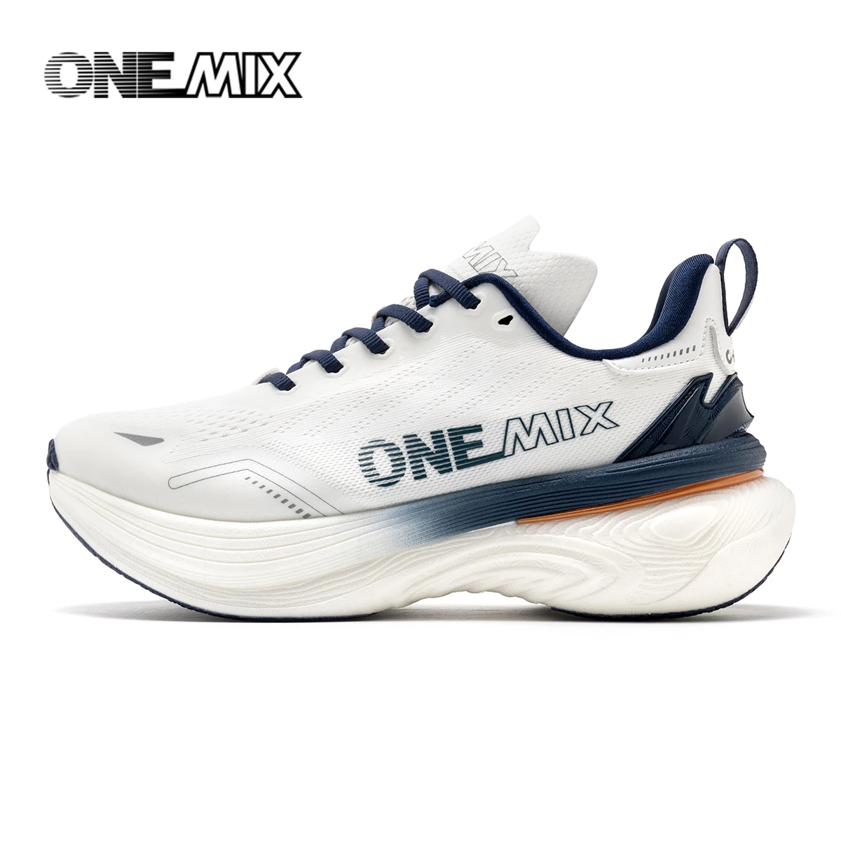 ONEMIX New Shock-Absorbing and Wear-Resistant Man Running Shoes Fashionable Fitness Women Sports Shoes Lightweight Road Shoes