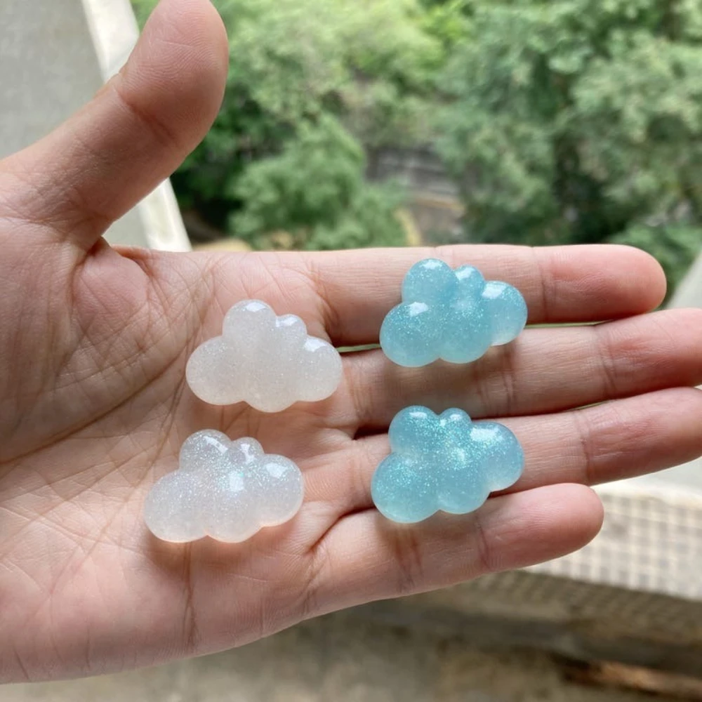 Résine Kawaii ciel nuage breloque Flatback breloques Cabochon pour bijoux à bricoler soi-même faisant des accessoires résine Flatback embellissement