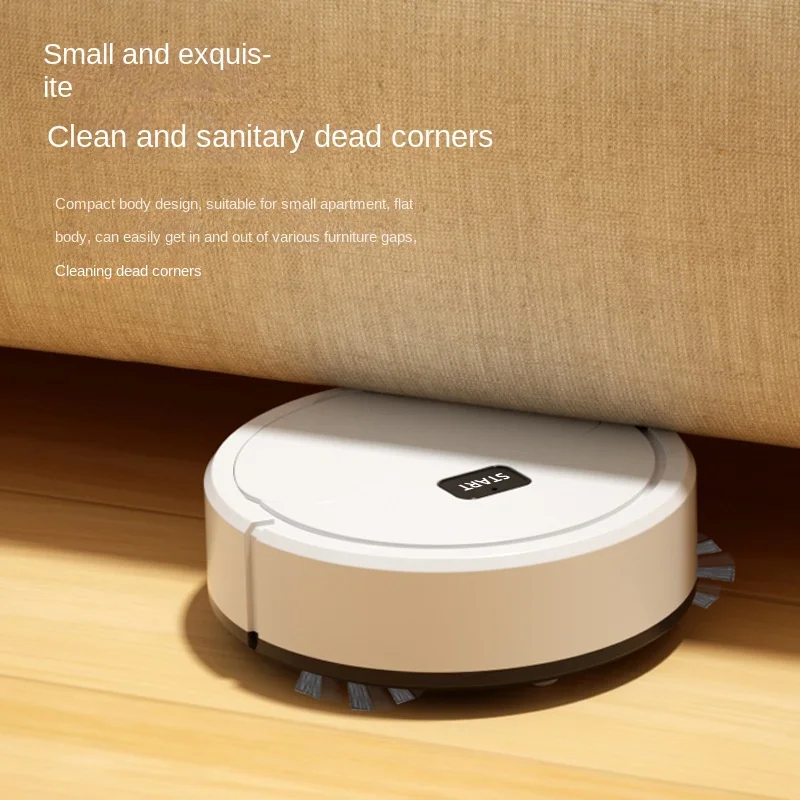 2024 Automatic Portable Mini Home Floor Robotic Vacuum Cleaner Wet Dry Three-In-One Sweeping Machine for Home