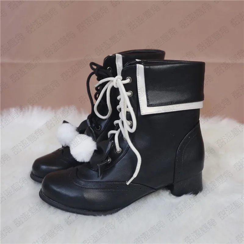 

Autumn Winter Sweet Lolita Women Shoes College High Top Women Shoes Lacing Kawaii Shoes Anime Japanese Lolita Ankle Boots