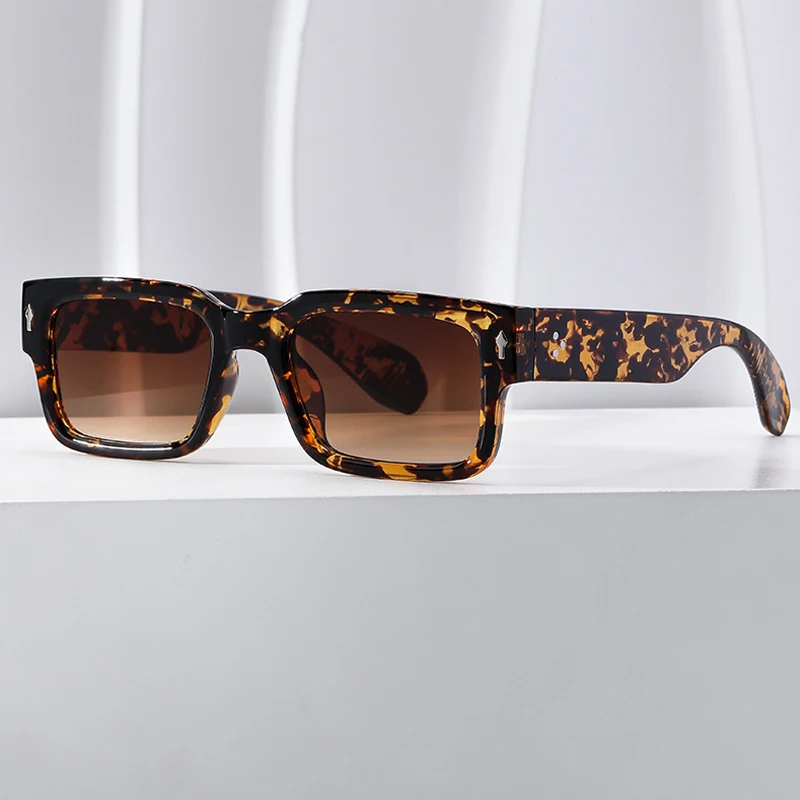 

New Fashion Box Sunglasses Simple And Versatile Sunglasses For Men And Women Street Photography Retro Sunglasses 2346