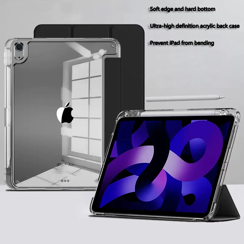 

for iPad 10th 10.9 inch Case 2022 iPad Pro 12.9 6th 5th 4th Case 2021 iPad 9th/8/7 Generation Air 5 Air 4 Pro 11 Mini 6 cover