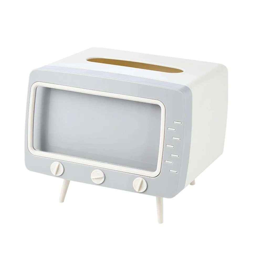 

Mobile Phone Rack Decorative Tissue Container Television Creative Holder Extraction Dispenser Pp Desktop Miss