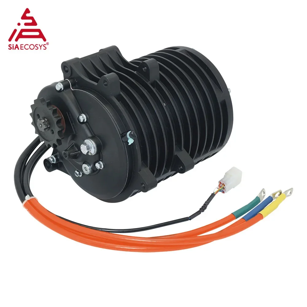 New QS 138 3KW V3 5500W Max continuous 72V 100KPH Mid drive Motor for e-cycle and motorcycle