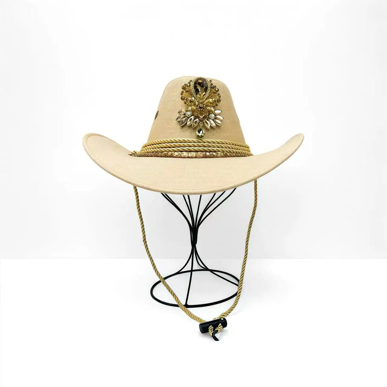 HongLuan Glitterkostuumhoed Volwassene & Cowboyhoeden Strass voor dames, Cowboy Cosplay Vrouwelijke accessoires & Cowgirl Cap