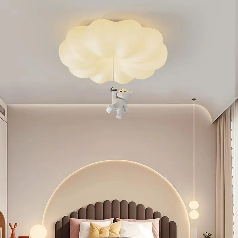 

Bear Cream Ceiling Light Modern Lighting Simple Wall Lamps IndoorLiving Room Bedroom Lustres Luminaria Interior Lighting