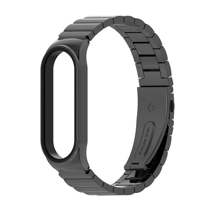 Cinturino in metallo per Mi band 8 7 6 5 4 3 cinturino di ricambio per cinturino Smart watch per Xiaomi mi band 8 cinturino in acciaio inossidabile