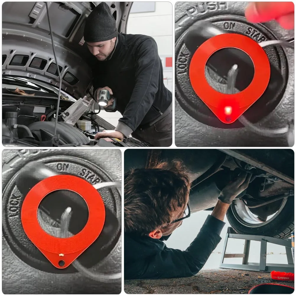 2 قطعة السيارات Ecu اختبار لفائف مفتاح السيارة أقفال التعريفي بطاقات ABS LED أضواء نظام مكافحة الكشف تشخيص المركبات