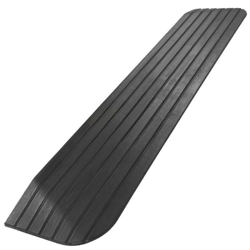 Rampa de umbral acessível, placa de rampa para silla de ruedas, rampa antideslizante de goma resistente al desgaste para MTR100