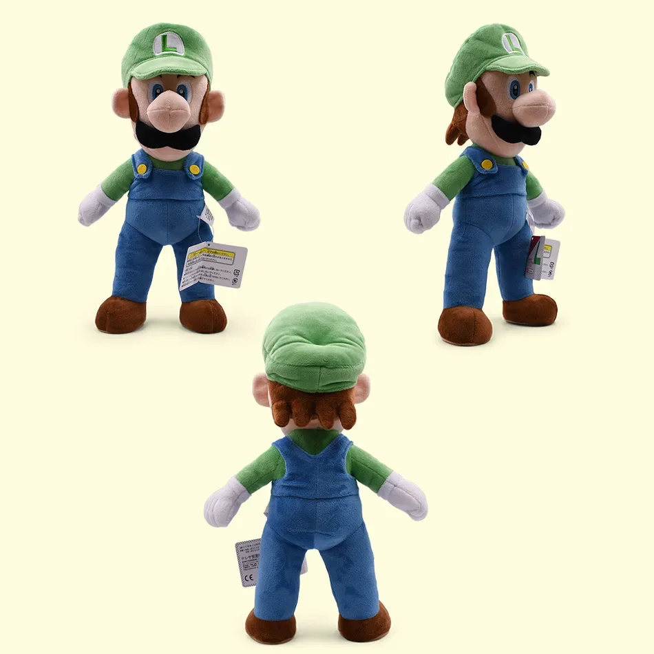 Mario juguetes de peluche Luigi juguetes de peluche muñeca de Anime Plushie para niños gran regalo de cumpleaños de Navidad para niños