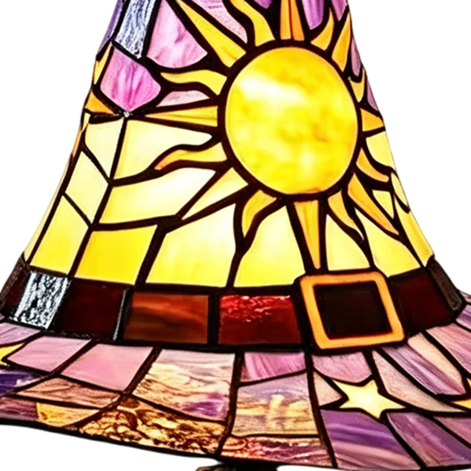 Halloween Lamp USB Powered Gothic Sun Star Decorative Spooky Lamp Witch Lights For Bedroom Living Room Indoor Office Table Desk