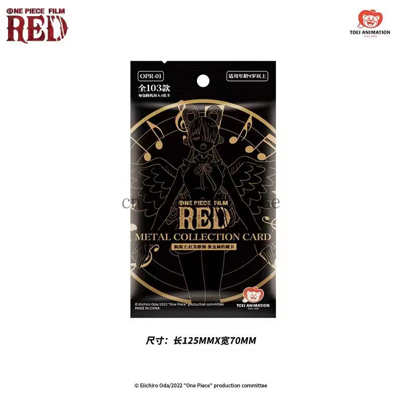 Genuine One Piece Red Haired Songstress Precious Metal Collection Card Luffy Cp Pure Gold Silver King Card Bag Anime Toys Gifts view 2