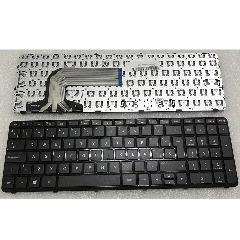 Spanish Laptop Keyboard For HP Pavilion 15-g000 15-r000 15-g 15-r 250 G3 255 G3 256 G3 15-r007nc 15-r008nc with Frame