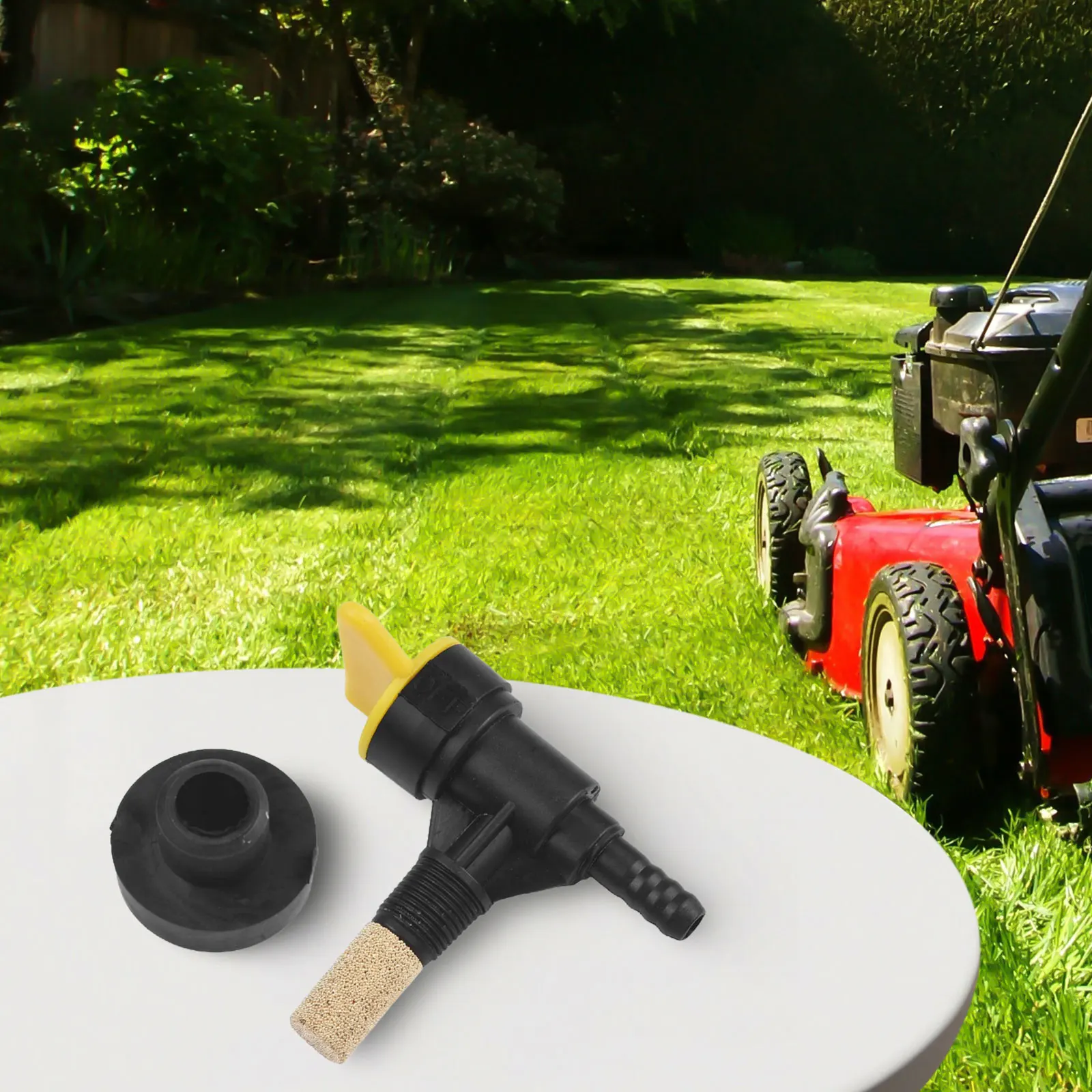 Robinet de réservoir de carburant et œillet de tondeuse à gazon, pièces de tondeuse à gazon pour AM293 AM294, pièces d'outils de jardin pour tondeuses Cox