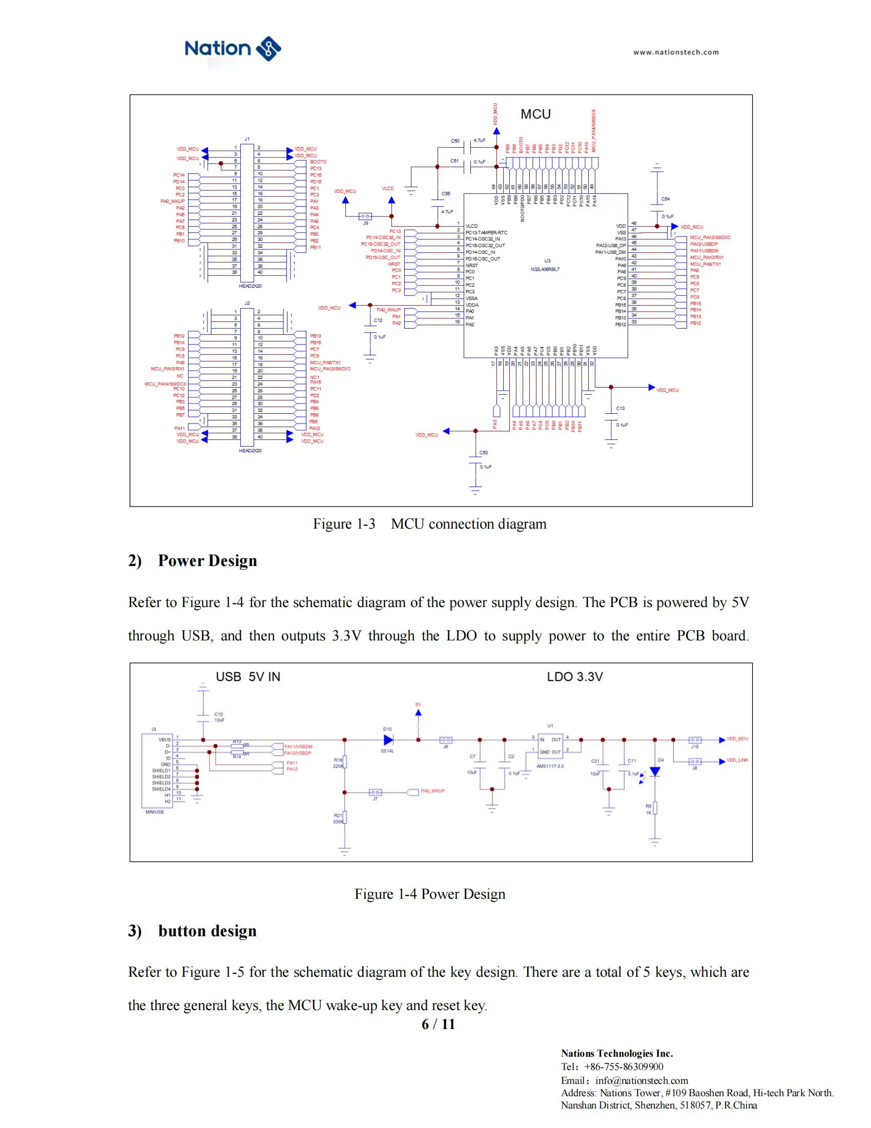 N32L40XRL-STB Entwicklungs platine n32l406rbl7 mcu on-board ns-link In-Circuit-Debugger – Detail 8