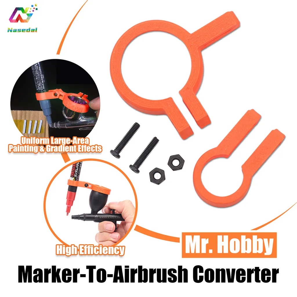 

MSWZ MS021 Model Marker Sprayer Converter Precise Detailing Painting Portable for Gundam Model Coloring Tools DIY Accessories