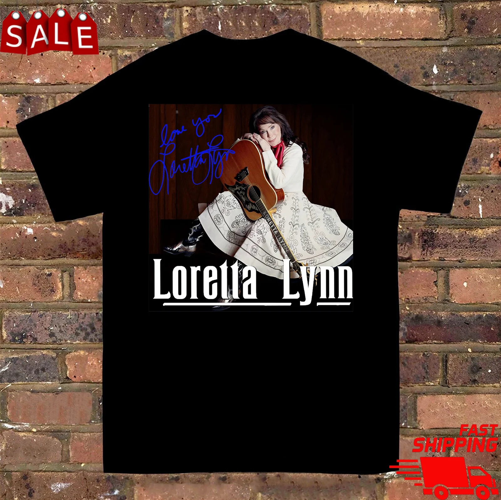 New! Loretta Lynn Singer shirt tee Full Size S to 5XL LI183