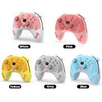 For  Switch Pro Wireless Game Controller Cute Dog Shaped Bluetooth Gamepad with 6-Axis Gyro Dual Motor Vibration wake up