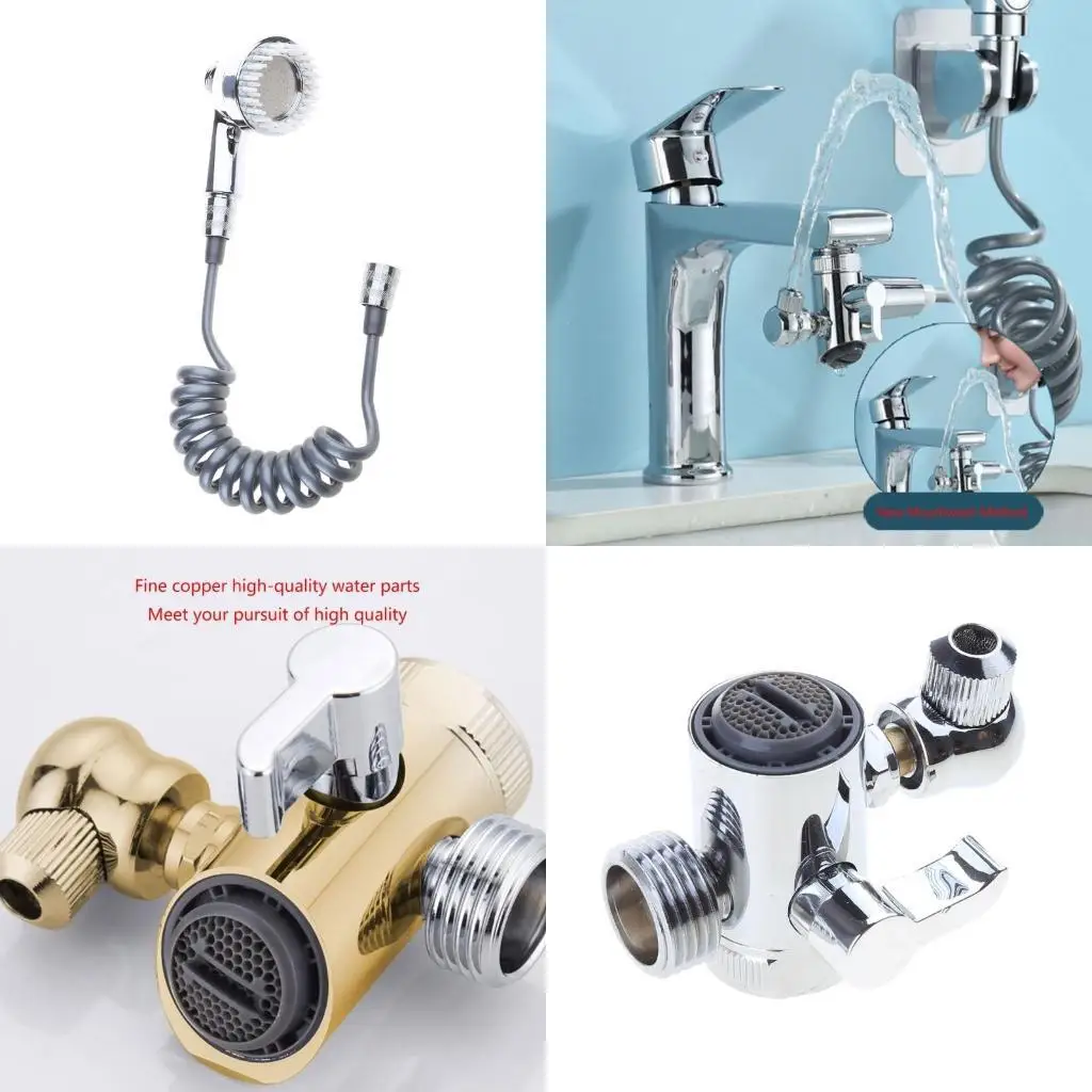 

652F Универсальное удлинение смесителя раковины с регулируемым удлинителем для смесителя рук с расширяемой насадкой для душа для