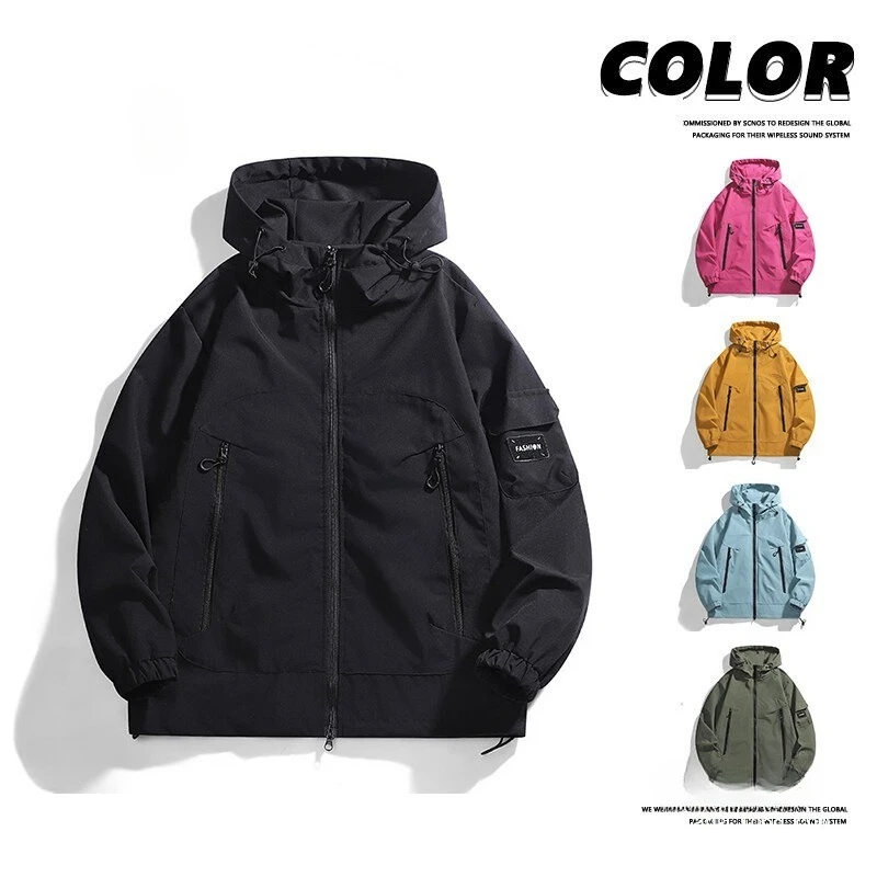 

New outdoor cycling suits, hiking suits, spring and autumn casual jackets, trendy versatile loose coats for men and women