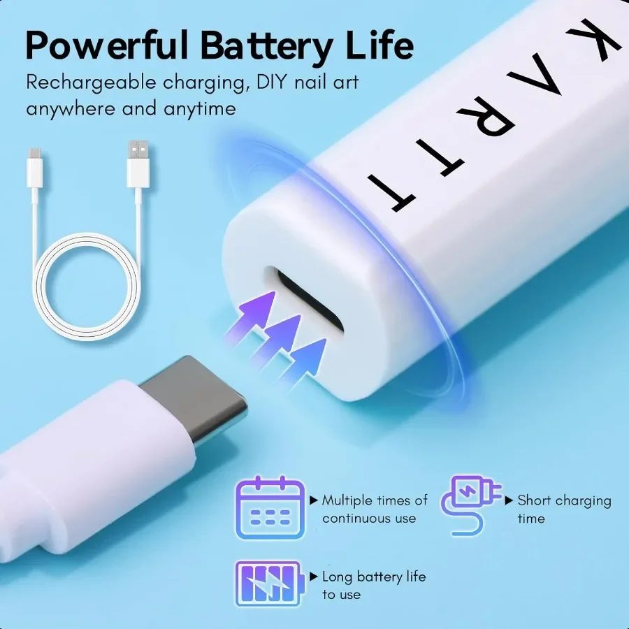 UV-licht voor gelnagels: draagbare mini-flash-uithardingslamp Draagbare Lumiere-nageldroger voor het uitharden van gellak Nagellijm Oplaadbaar