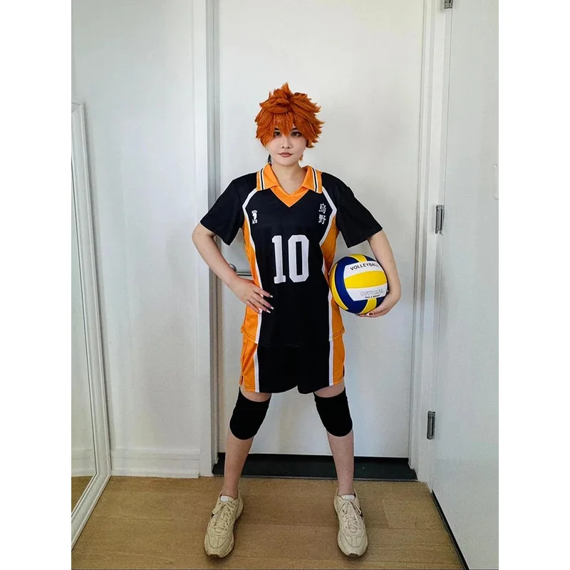 Japanese Anime Haikyuu Cosplay Costume High School Volleyball Club Sportswear Jerseys Hinata Shoyo T Shirt Training Uniform