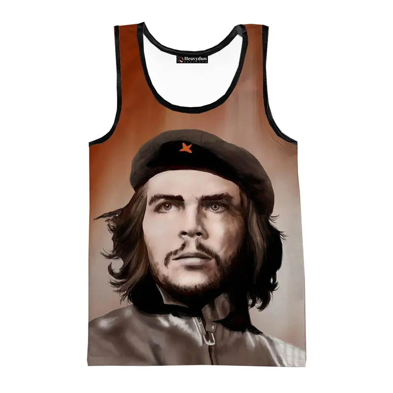 Che Guevar Tank Tops Men's Clothing Retro Cool 3D Print Fashion Streetwear Quick-drying Sleeveless Shirts Women Ropa Hombre