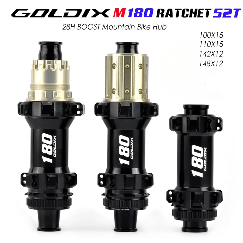 

GOLDIX M180 BOOST Центральный замок 28h EXP52T трещотка горный велосипед hub подходит для SHIMANO и SRAM 11/12 скоростные велосипедные аксессуары