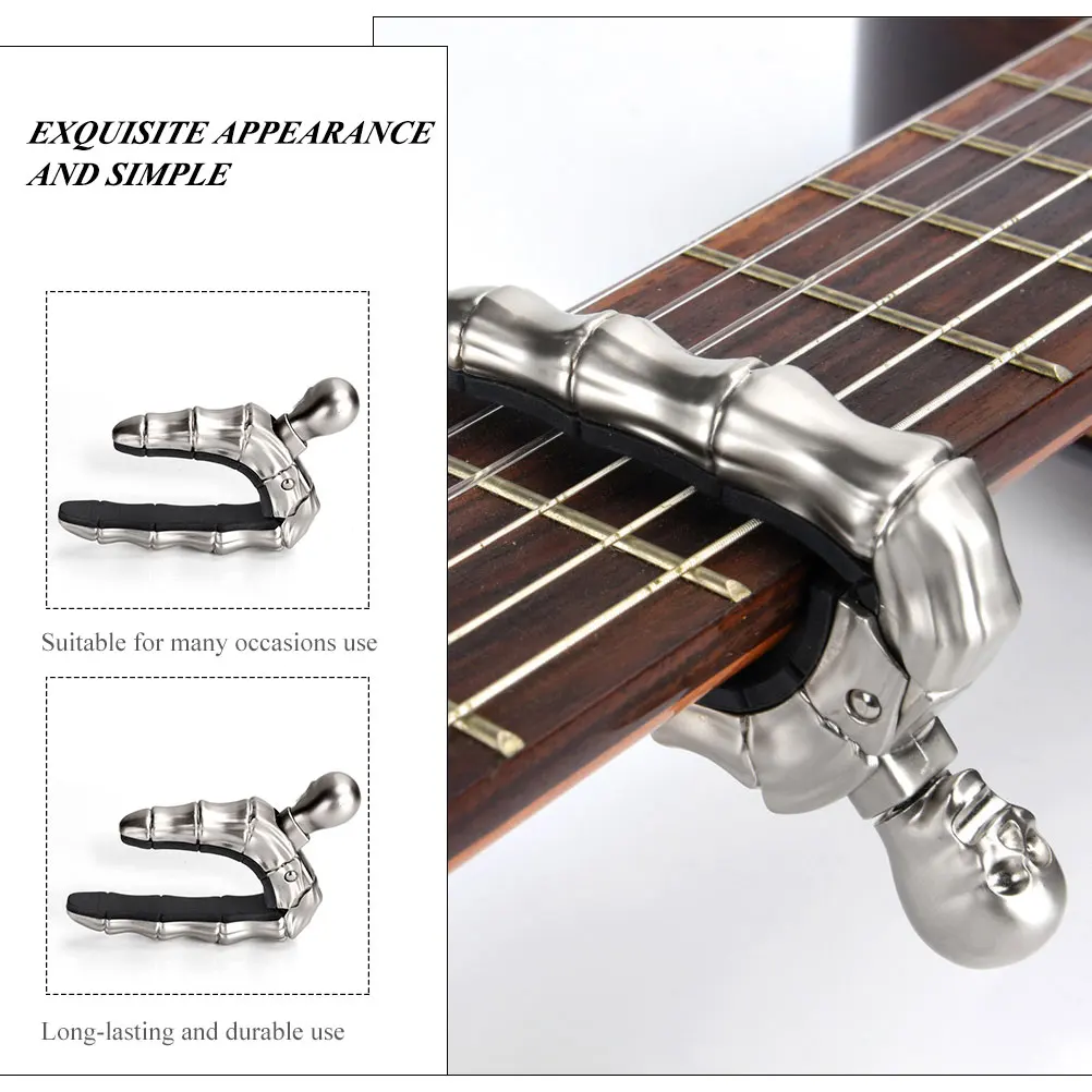 

Guitar Capo Acoustic for and Ukulele Tuning Clip Accessories Cool Tuner Guitars