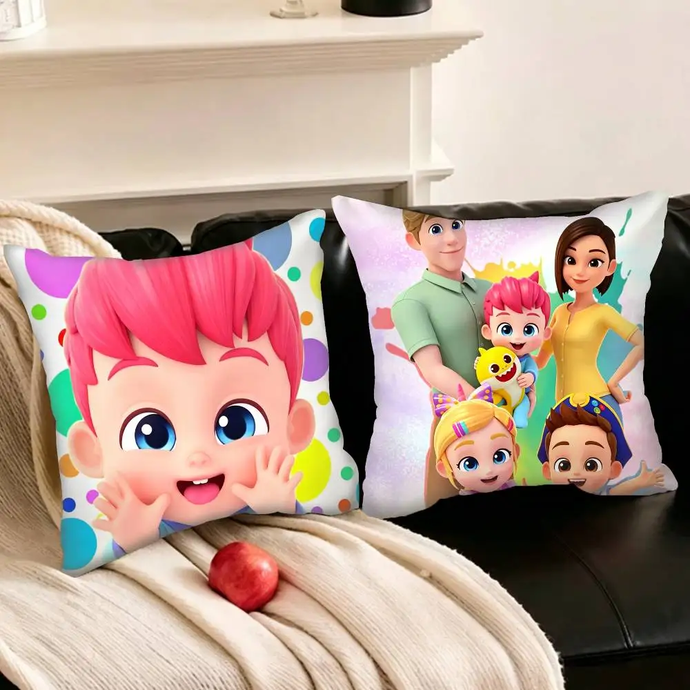 

Cartoon B-BebefinnS K-Kawaii Pillowcase for Sofa Room Office Decor Printing Protector Cushion Cover Valentine gift Custom