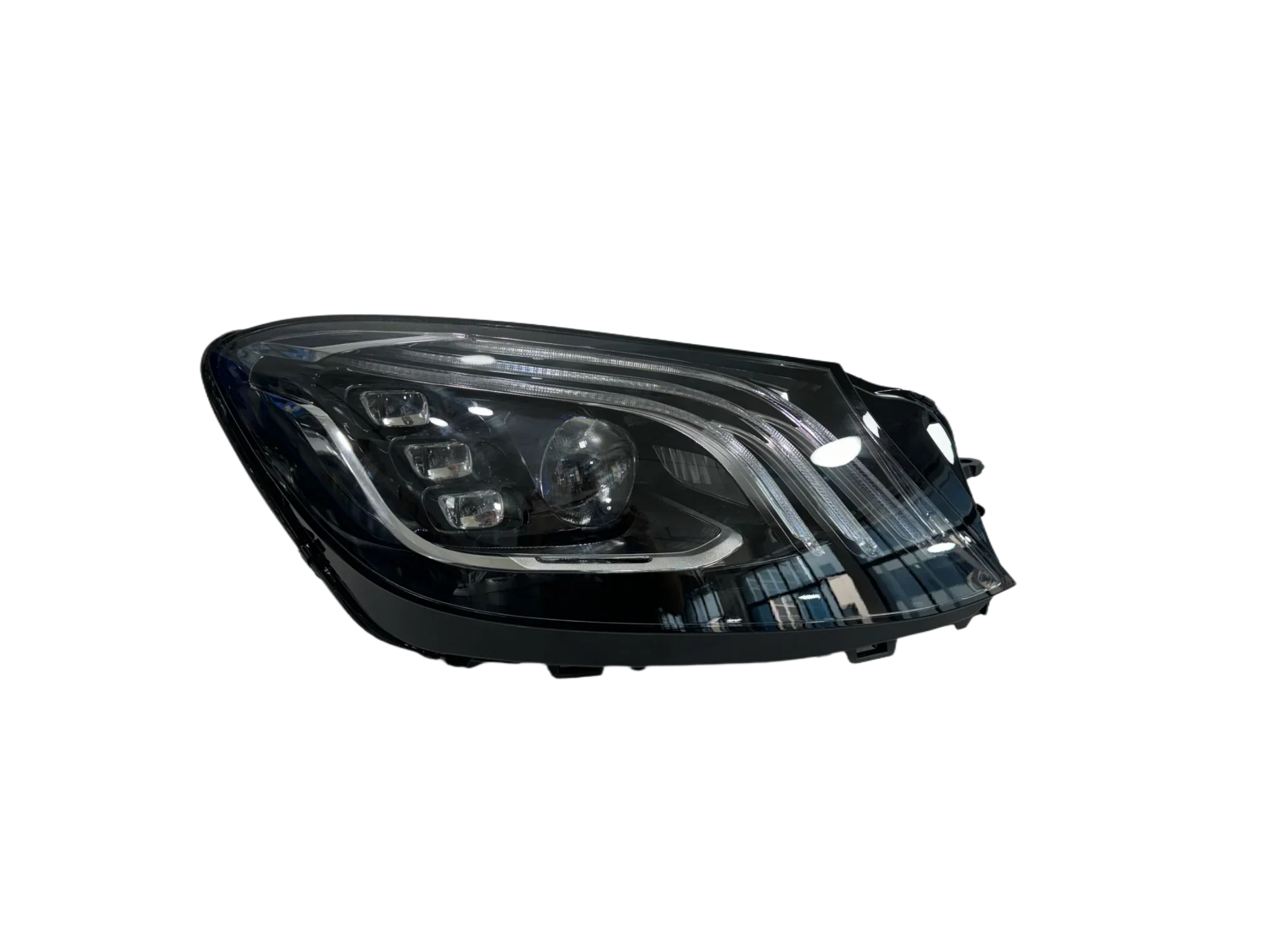 F0R Mercedes-Benz S Class W222 Original Headlight 2018-2020 Geometric Light Headlamp for S350 Maybach S680 S63 S65 V222 X222