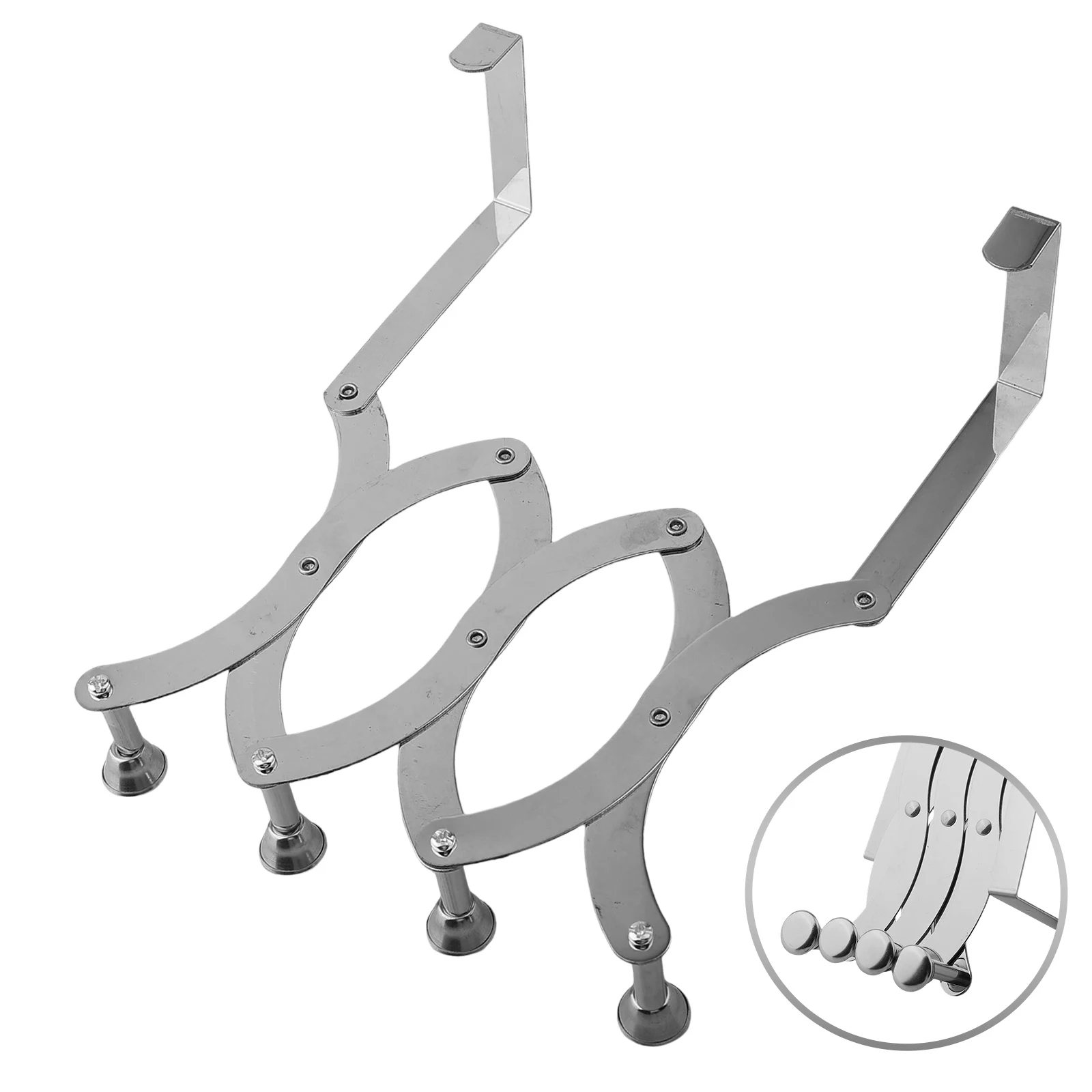 No Drilling Rack Radiator Hook Entryway Storage Rust Resistant Coat Hanger Towel Hanger Stainless Steel Material