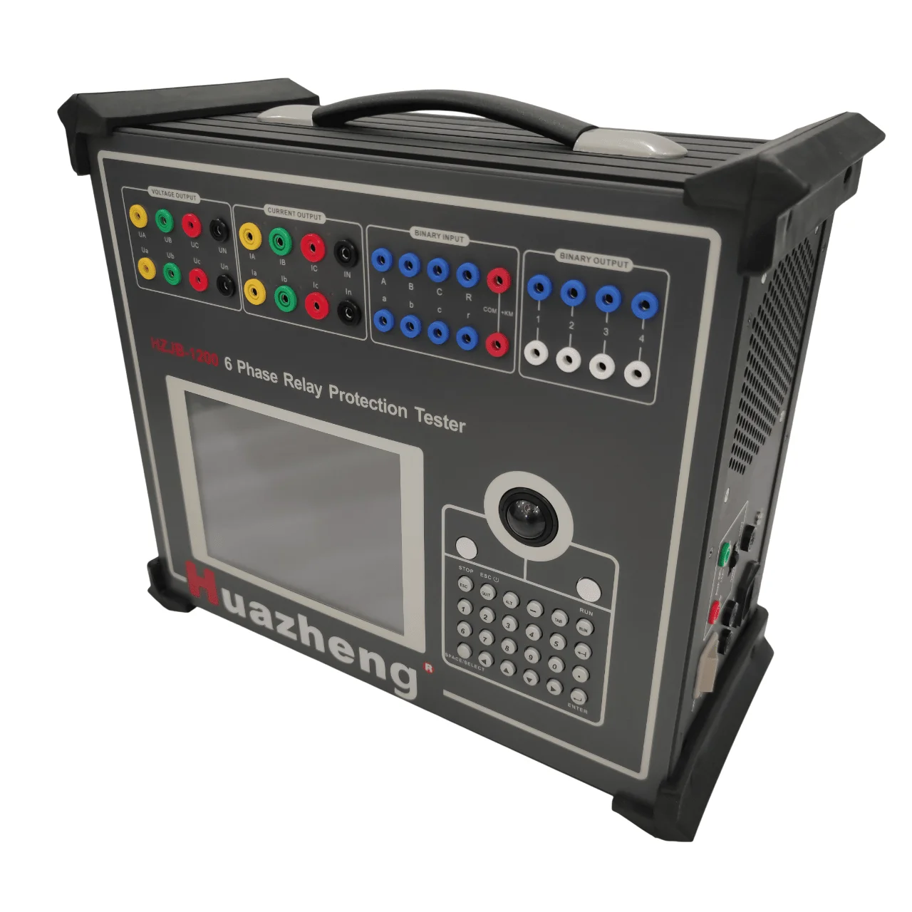 6 Phase Current Relay Protection  Test System Microcomputer Control Relay Test Equipment