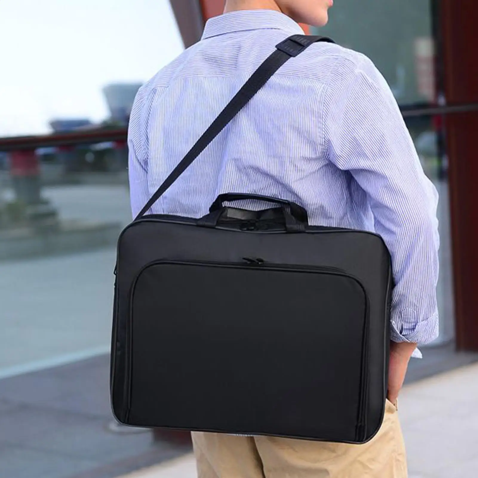 

Laptop Bag Business Work Bag Large Capacity Shoulder Bag For Laptop Computer Charger Tablet File Waterproof Student Daypack