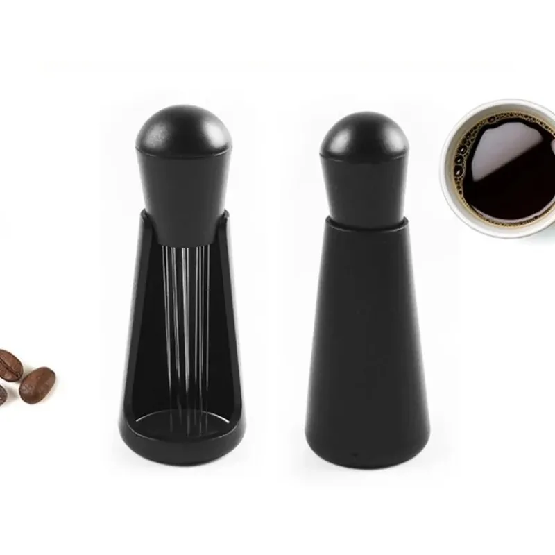 Wood Handle Needle Coffee Distributor Espresso Powder Stirrer Hand Distribution Tool For Home Cafe Barista Use