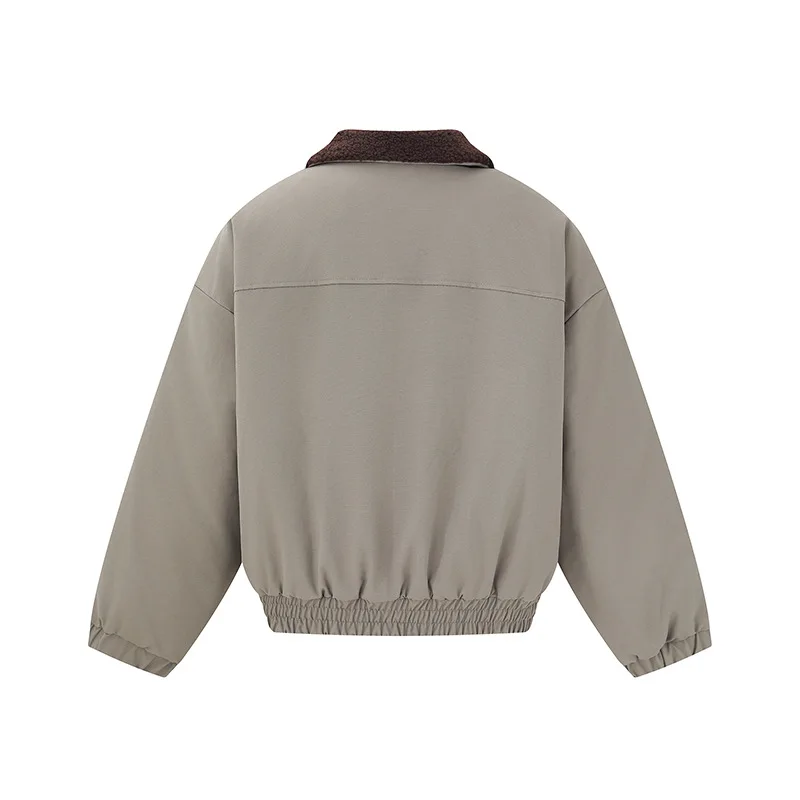 MWJLPWQ Japanese-Style Retro Contrast Color Lapel Jacket Men Trendy Casual Loose-Fit Color-Blocking Vibe Coat 2026 Autumn 20187
