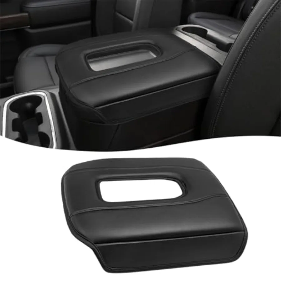

Center Console Armrest Cover Pad for GMC Sierra and Chevy Silverado 2019-2026 Yukon and Tahoe and Suburban 2021-2026 Bucket Sea