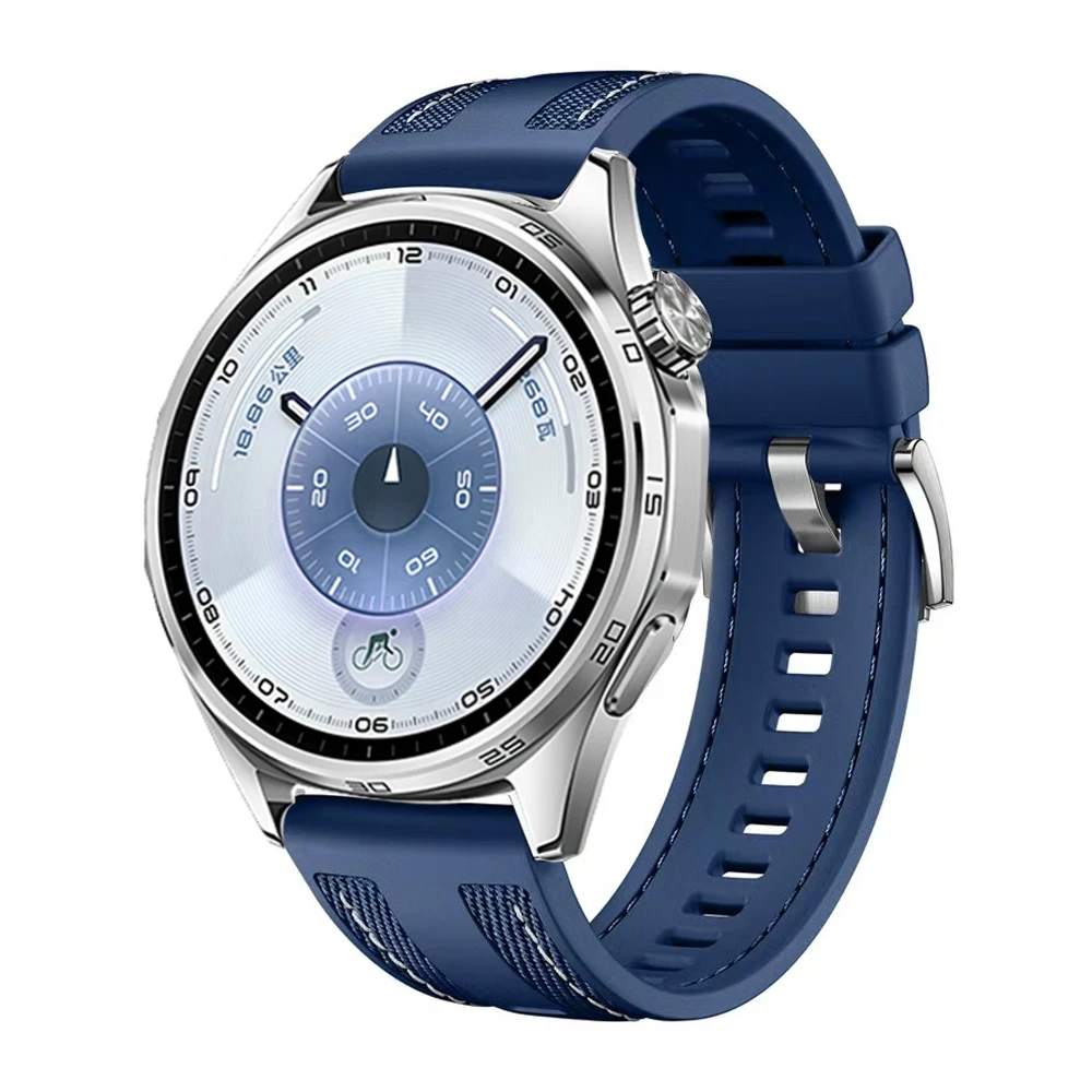 18 مللي متر 22 مللي متر حزام رياضي لساعة هواوي GT 3/4/2e/gt5/gt6 46 مللي متر 41 مللي متر 42 مللي متر نايلون + سوار سيليكون كوريا هواوي ساعة 6 برو باند #2