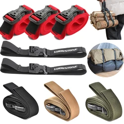 Nylon Cargo Strap Baggage Secure Strap Outdoor Anti-theft Luggage Strap Bundling Belt Camping Hiking Storage Fixing Belt Straps